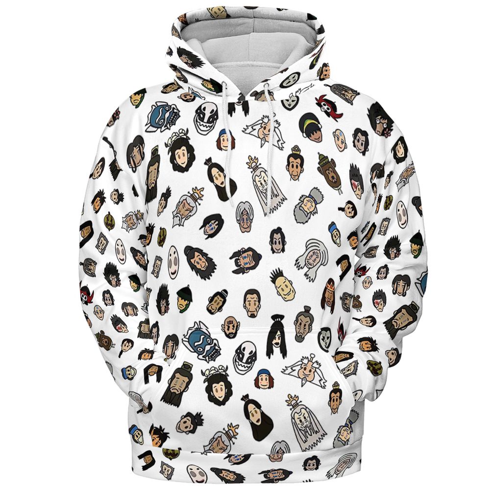 All-over Print Hoodie - V2ZKZ329 -  - 2