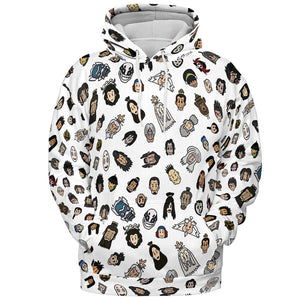 All-over Print Hoodie - V2ZKZ329 -  - 2