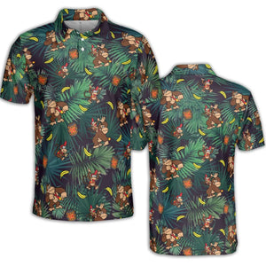 Donkey Kong Nintendo Video Games AOP Men/Women Polo Shirt