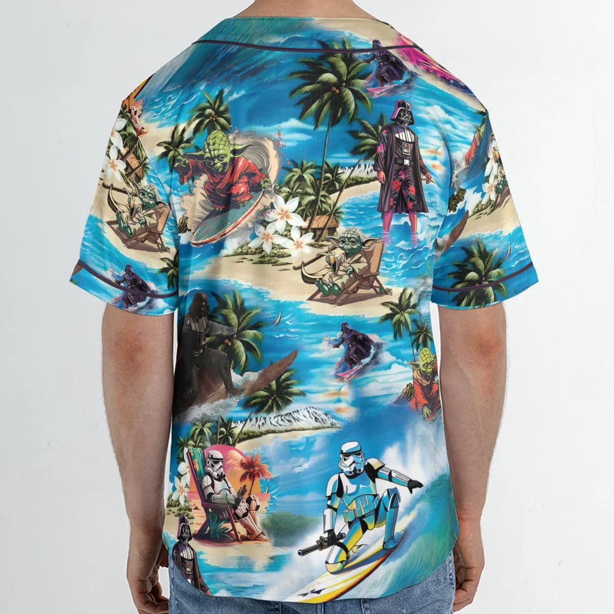 Star Wars Summer Vibes Unisex Baseball Jersey