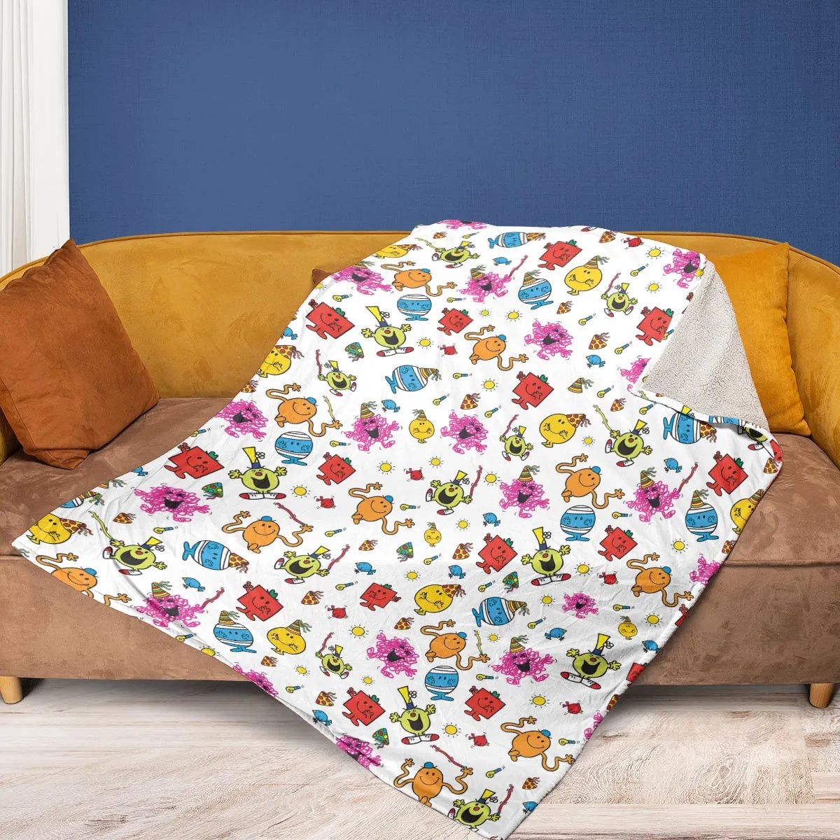 Party Mr. Men Little Miss Fleece Blanket