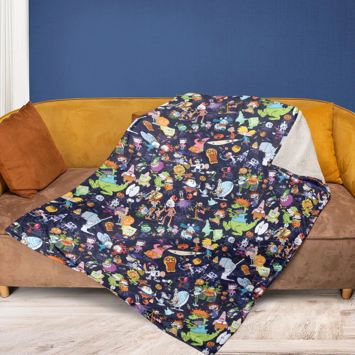 Nickelodeon Halloween Party Fleece Blanket