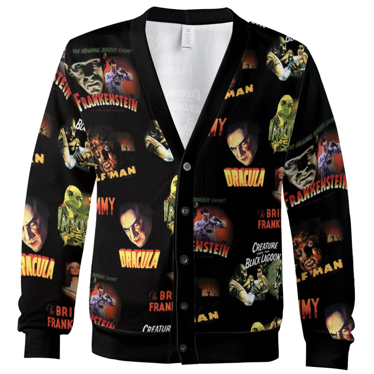Teaming Monsters All Up Universal Monsters Cardigan