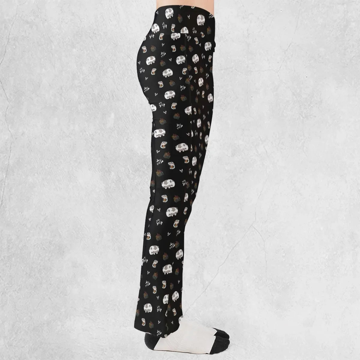 Appa Yip Yip Avatar Pattern Flare Leggings