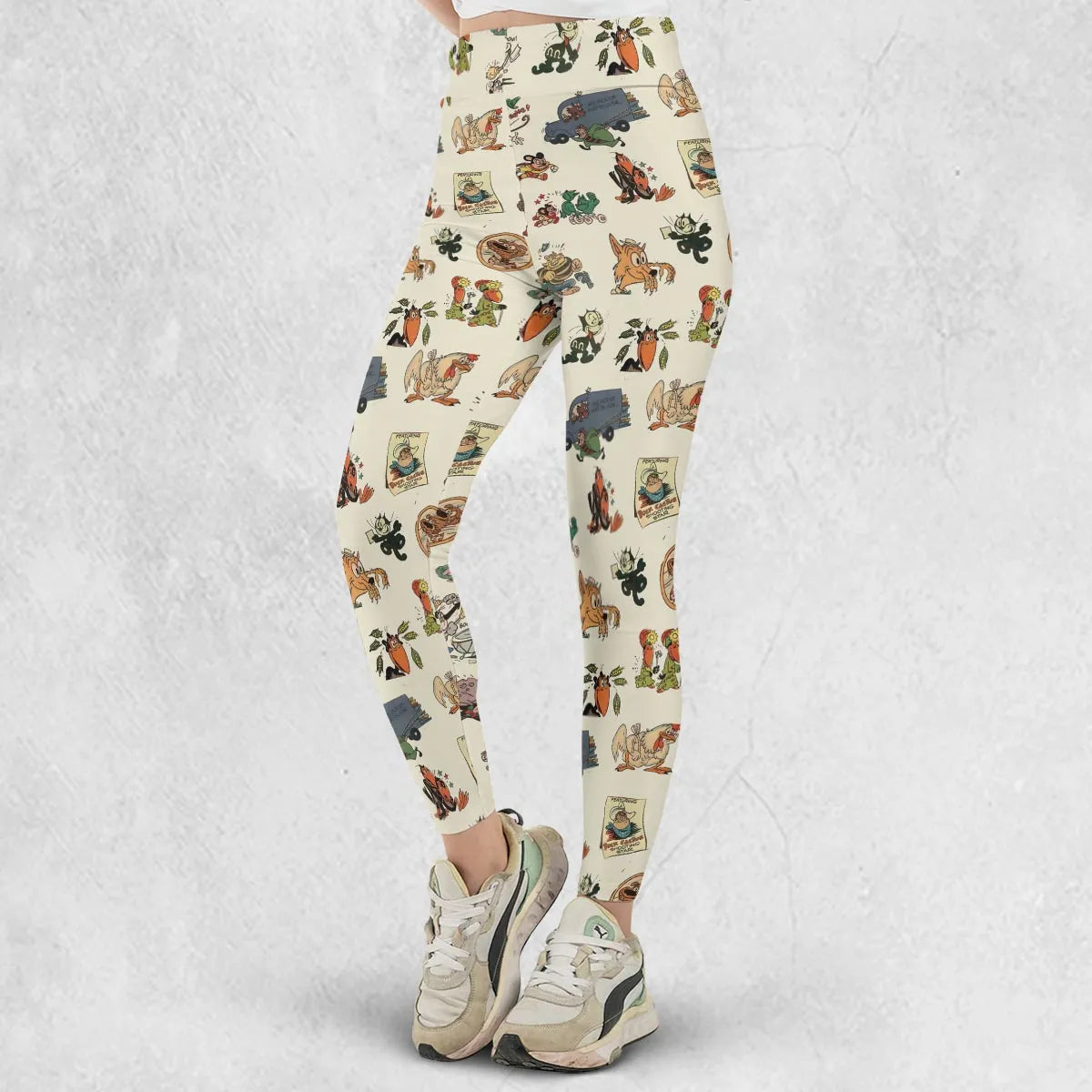 Nostalgia Terrytoons Characters Legging