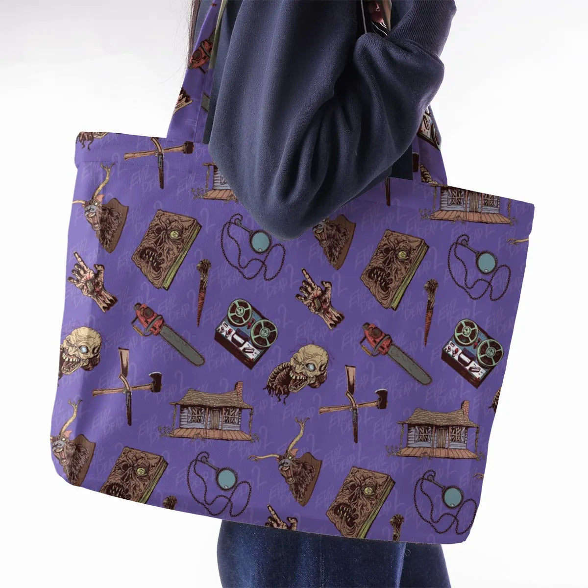 Evil Dead Horror Large Tote Bag