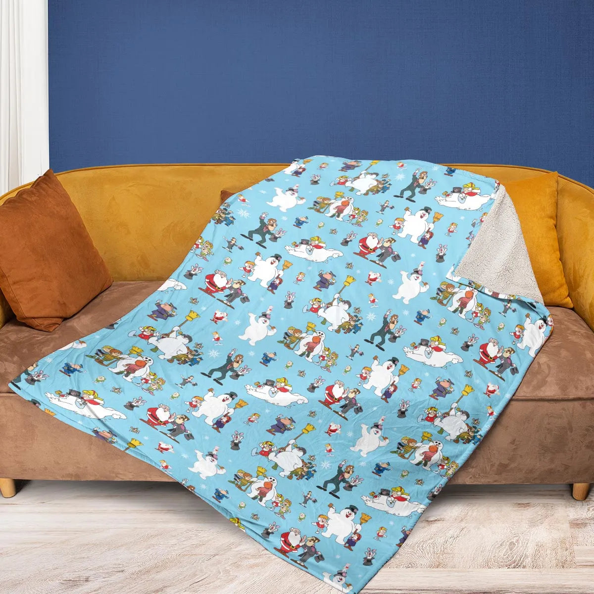 Cast Frosty The Snowman Fleece Blanket