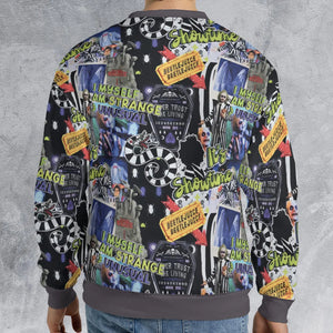I Myself Am Strange Unusual Beetlejuice All-over Print Sweatshirt