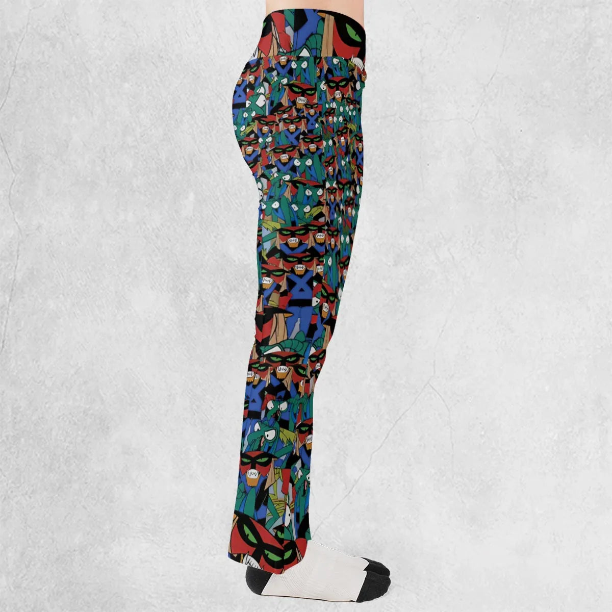 Brak and Zorak Space Ghost Coast to Coast Flare Leggings