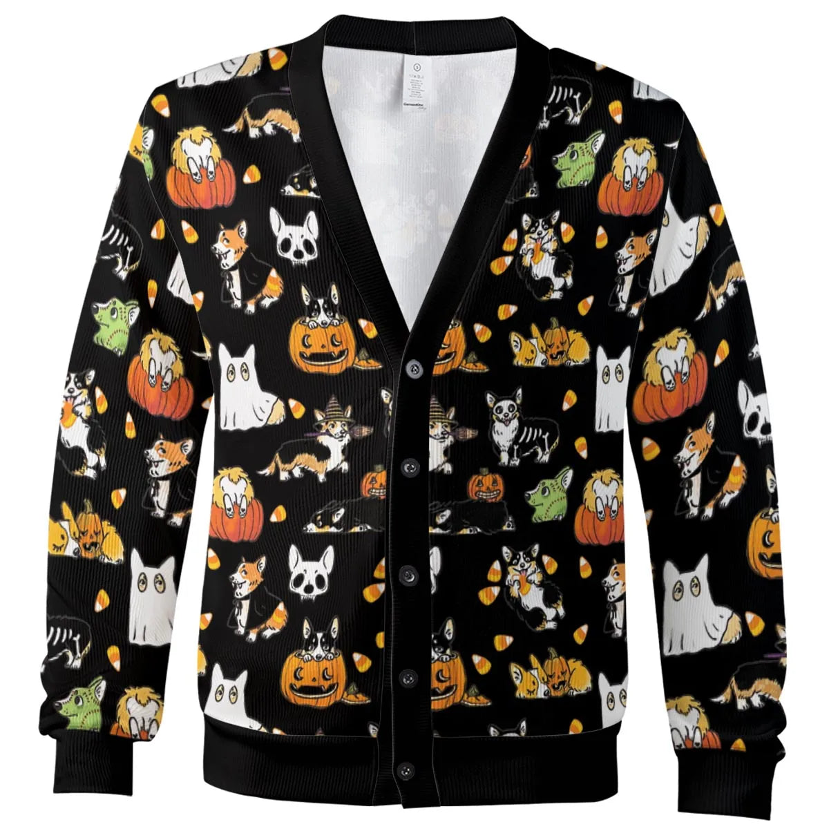 Spooky Frenchies Halloween Cardigan