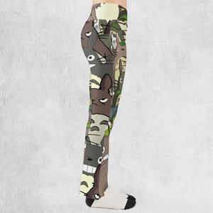 My Neighbor Totoro Flare Leggings
