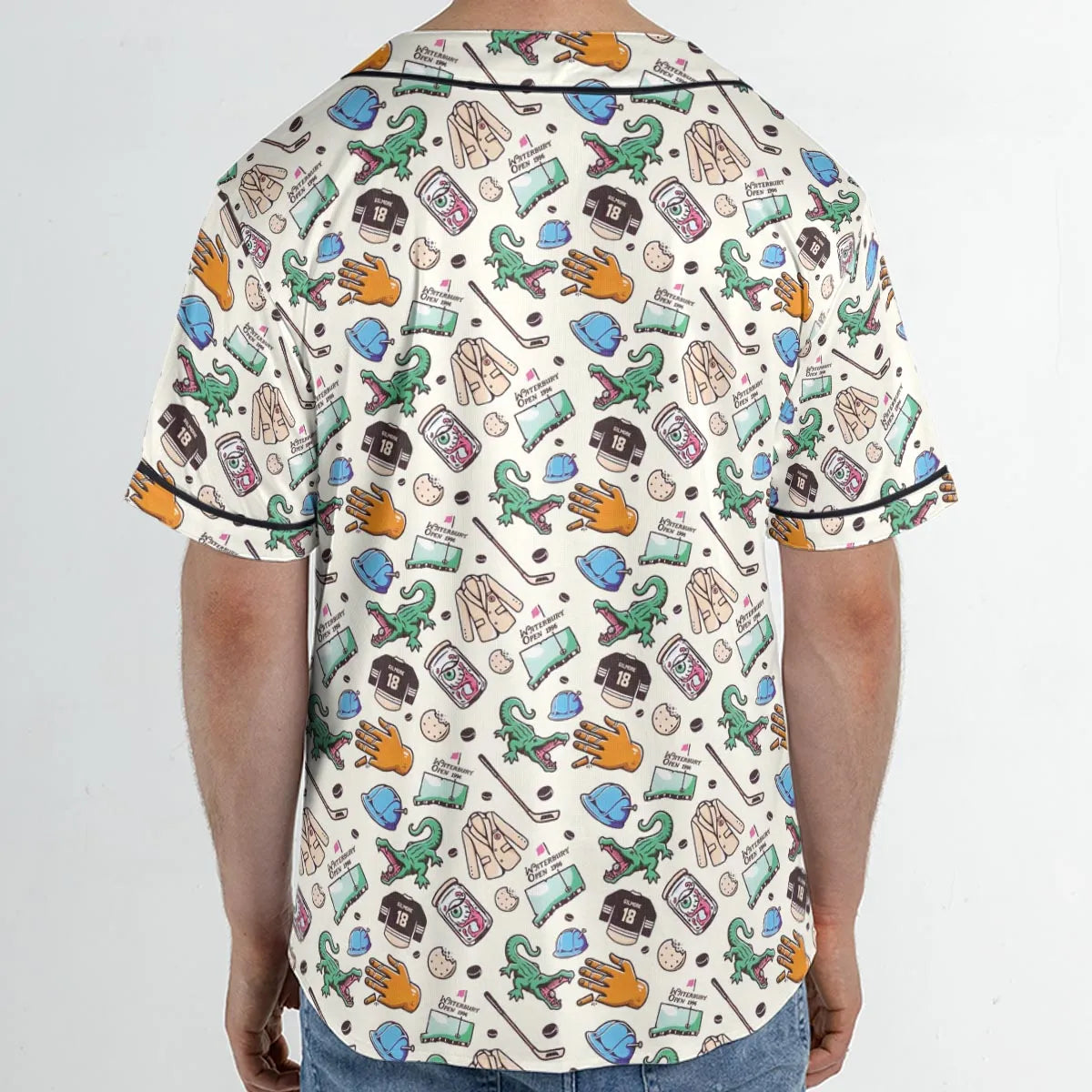 Happy Gilmore Pattern Unisex Baseball Jersey