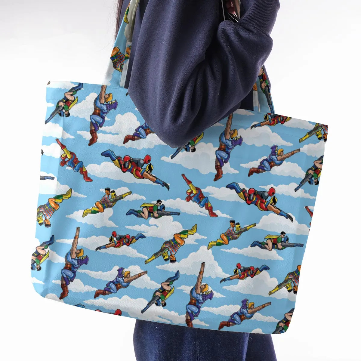 Parody Couples Duo Ambiguously Large Tote Bag