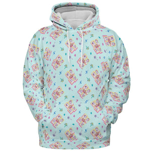 Golden Girls Patterned All-over Print Hoodie