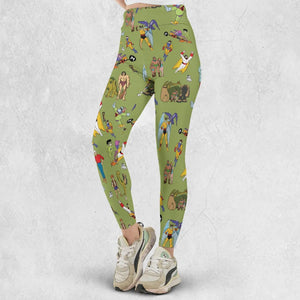 60s Vintage Characters Legging