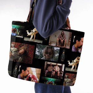 The Big Lebowski Famous Scenes Large Tote Bag