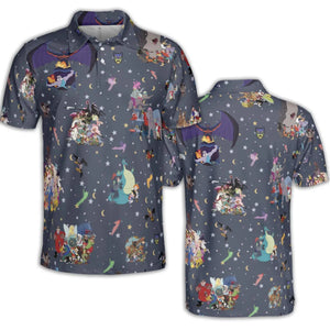 Classic Cartoon 1937-1949 AOP Men/Women Polo Shirt