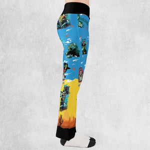 Cooking Meth Breaking Bad Flare Leggings