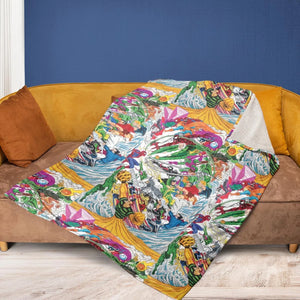 Spidey Sense Spider Man Fleece Blanket