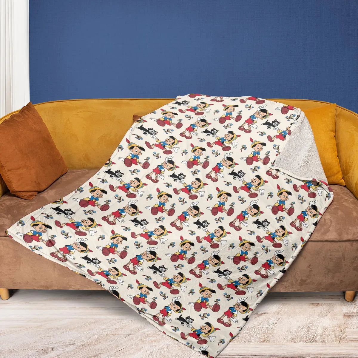 Whimsy Wear Pinocchio Fleece Blanket