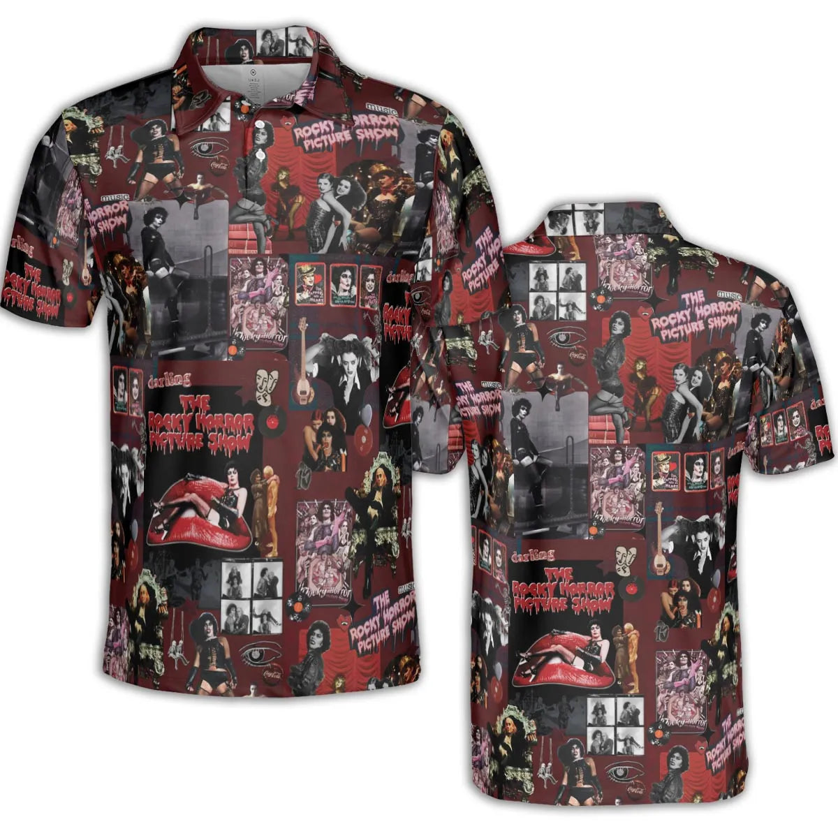 Frank-N-Furter The Rocky Horror Picture Show AOP Men/Women Polo Shirt