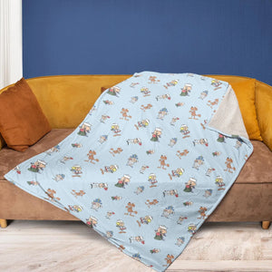 Vintage Crunch Cereal Fleece Blanket