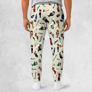 Clue Board Game Characters Sweatpants