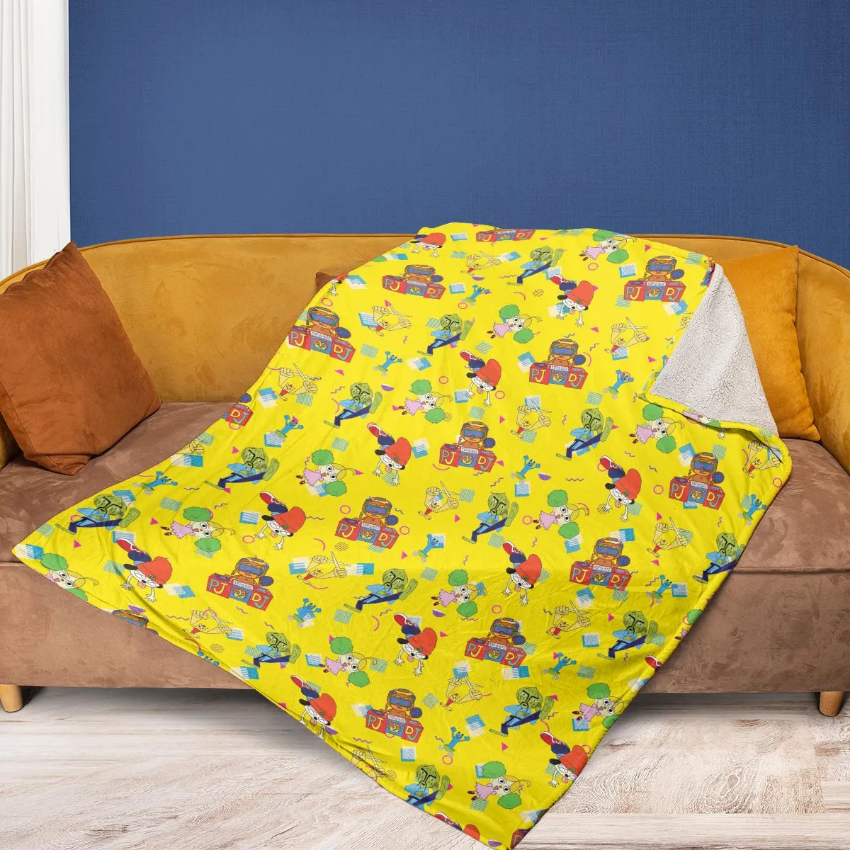 Parappa and Friends Fleece Blanket