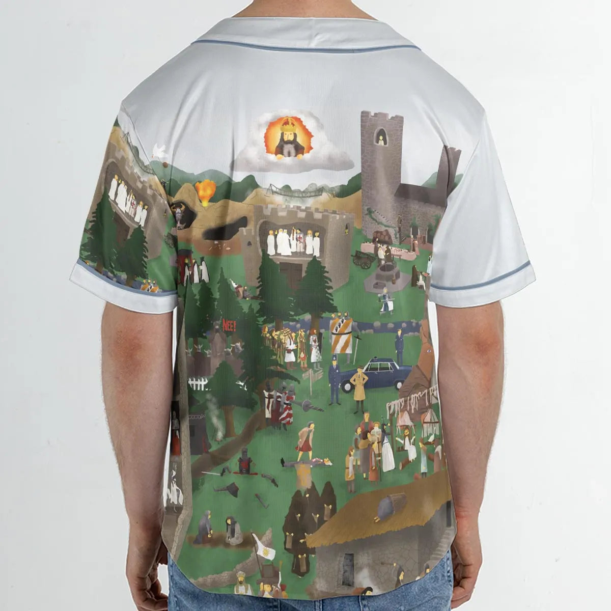 England 932 A.D Monty Python and The Holy Grail Unisex Baseball Jersey