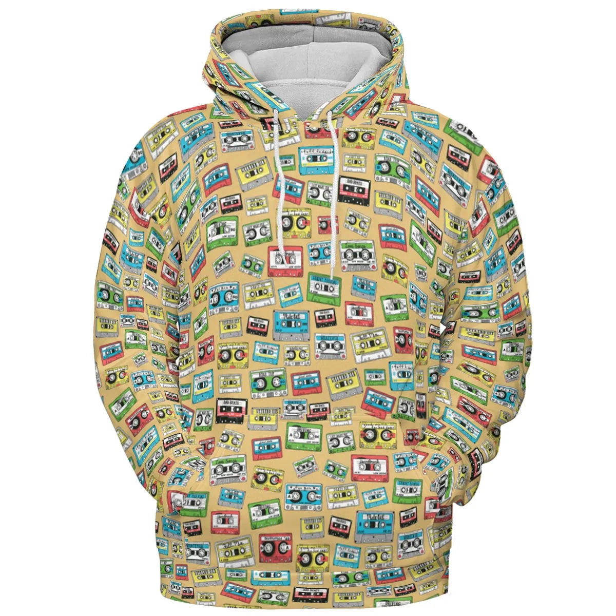 80s Playlist Pattern All-over Print Hoodie