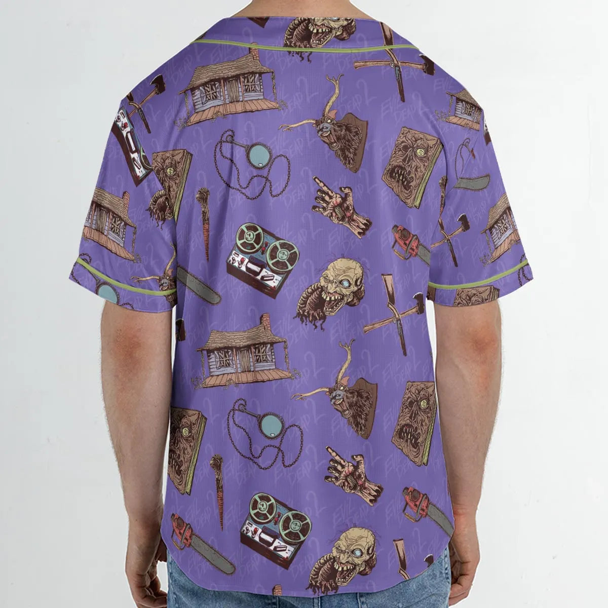 Evil Dead Horror Unisex Baseball Jersey