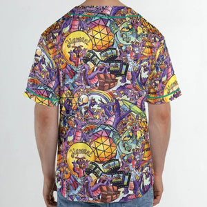 The Cute Dragon Figment Unisex Baseball Jersey