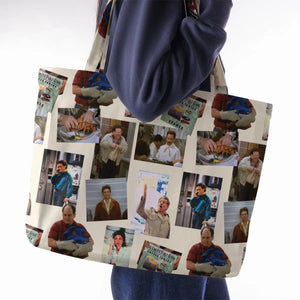 Seinfeld Famous Scenes Large Tote Bag