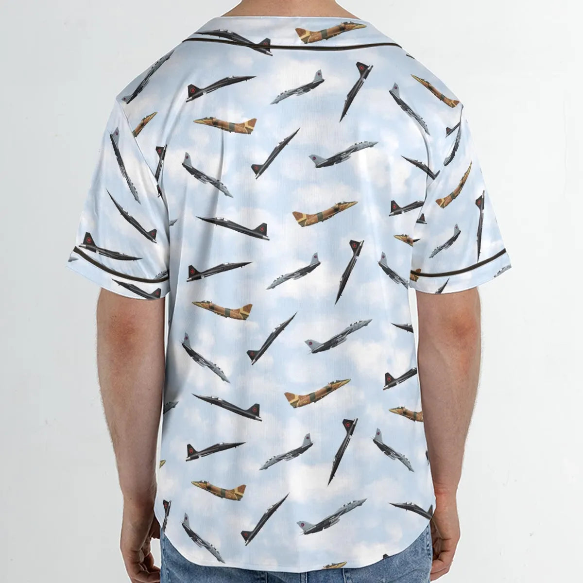 Top Gun Aircraft Unisex Baseball Jersey