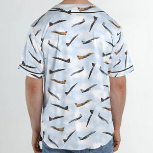 Top Gun Aircraft Unisex Baseball Jersey