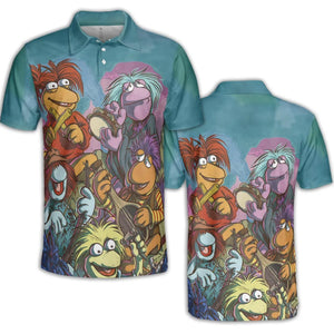 Fraggle Rock Larsen The Muppets AOP Men/Women Polo Shirt