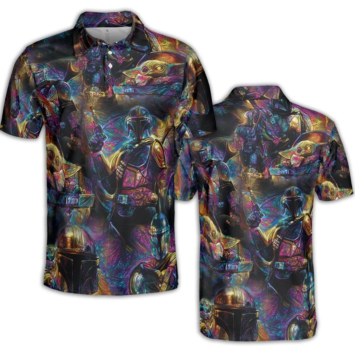 The Guardian Mandalorian AOP Men/Women Polo Shirt