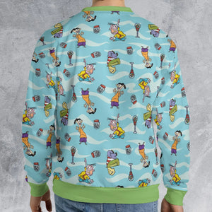 Quick Tips Regarding Ed, Edd, n Eddy Pattern All-over Print Sweatshirt
