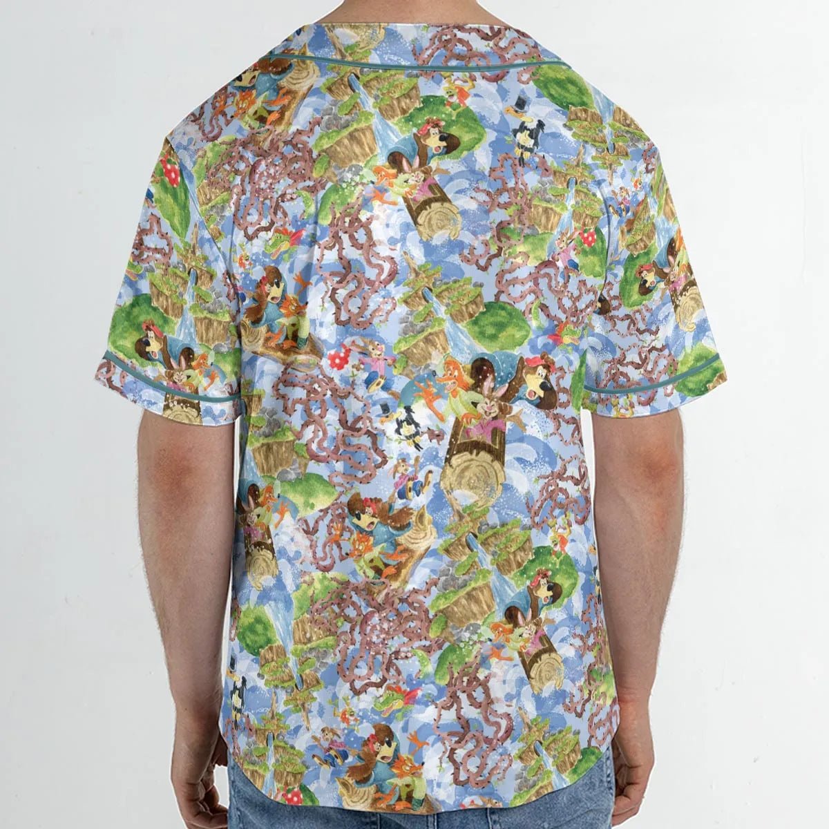 Magic Kingdom Splash Mountain Unisex Baseball Jersey
