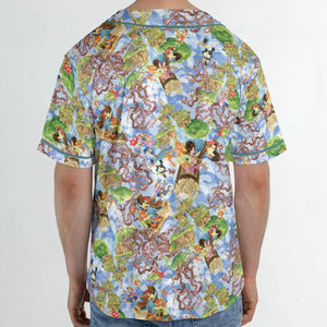 Magic Kingdom Splash Mountain Unisex Baseball Jersey
