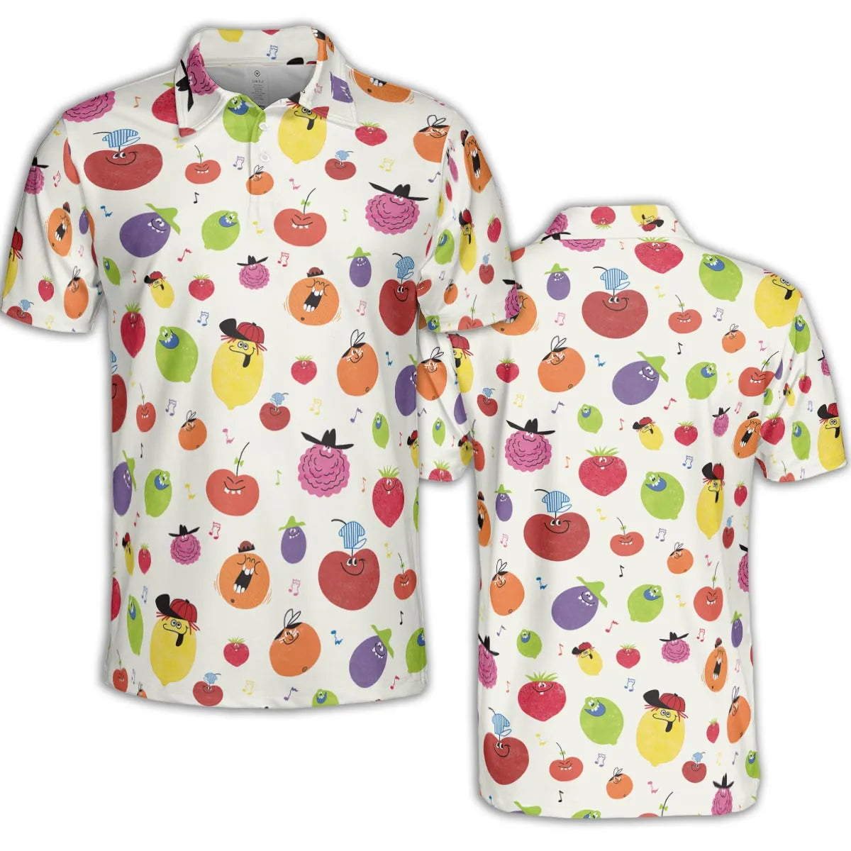 Drink Mix Pillsbury's Funny Face AOP Men/Women Polo Shirt
