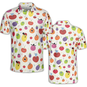 Drink Mix Pillsbury's Funny Face AOP Men/Women Polo Shirt