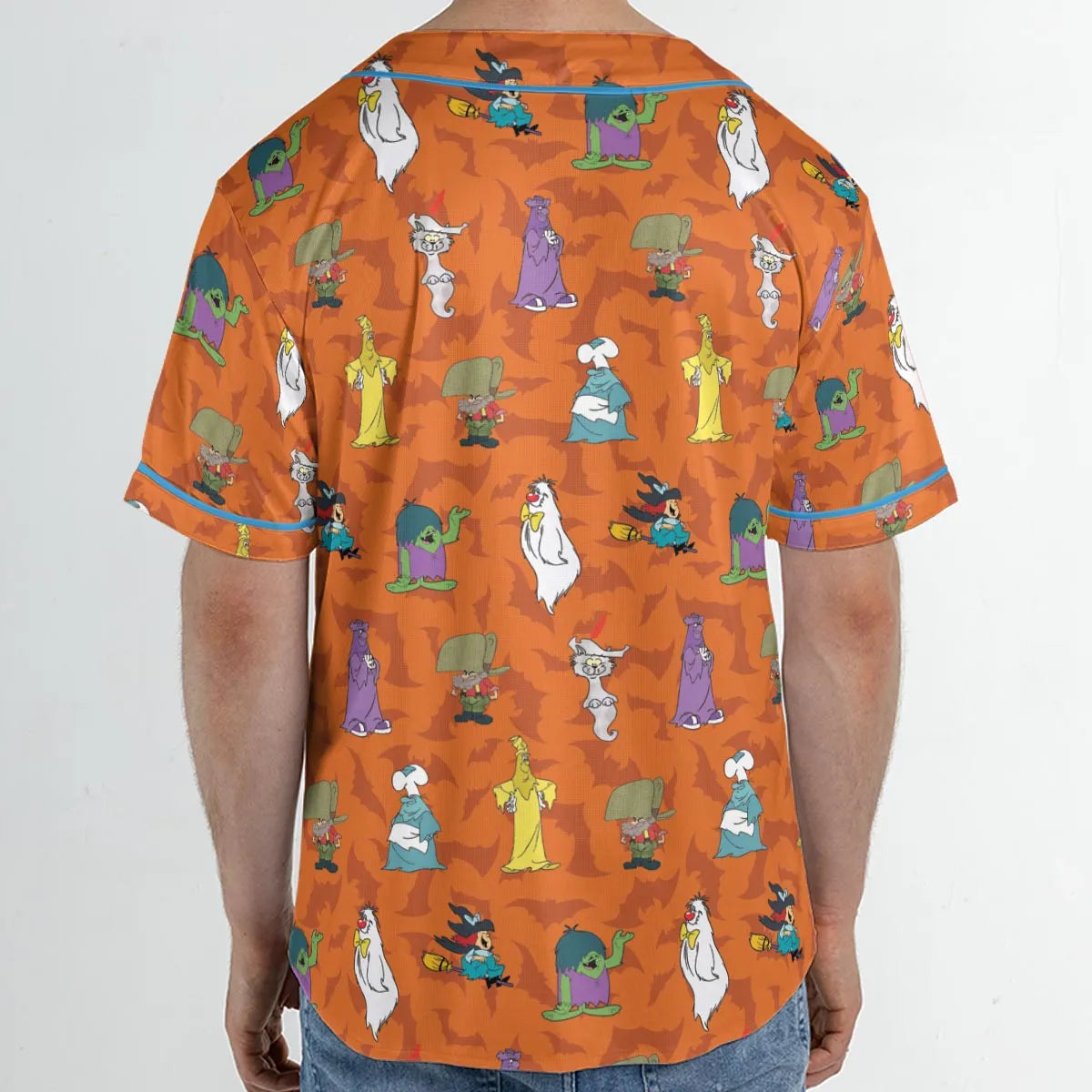 Happy Halloween From Hanna Barbera Unisex Baseball Jersey