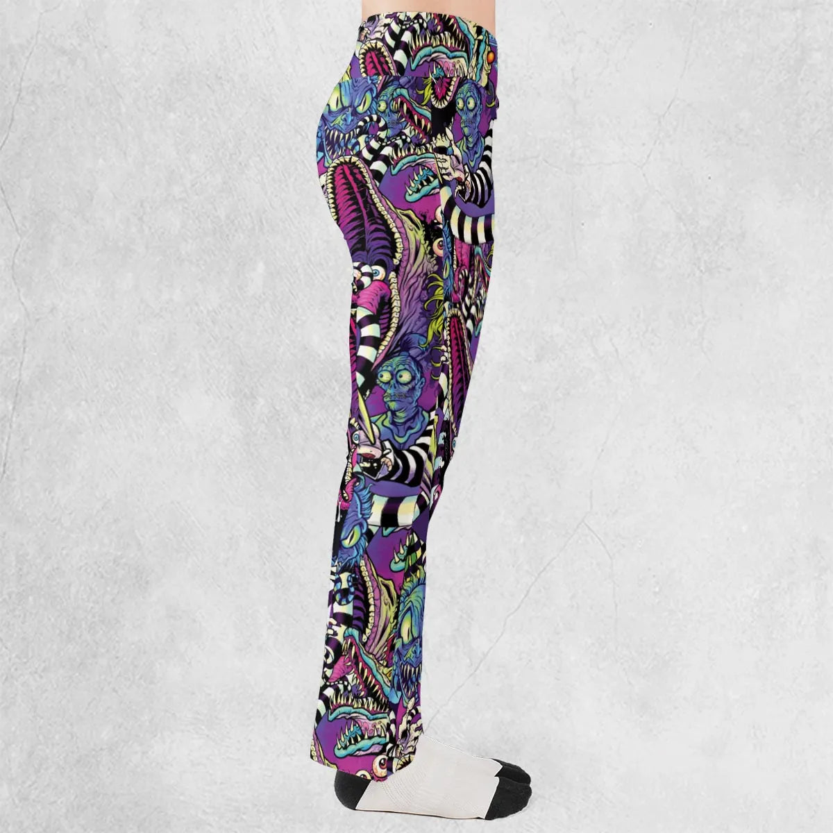 Stay Spooky Beetlejuice Flare Leggings