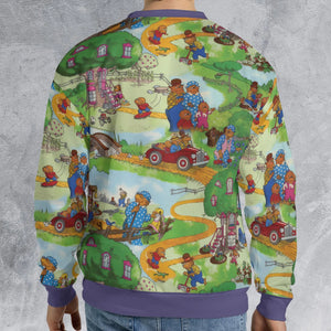 A Big Treehouse Berenstain Bears All-over Print Sweatshirt