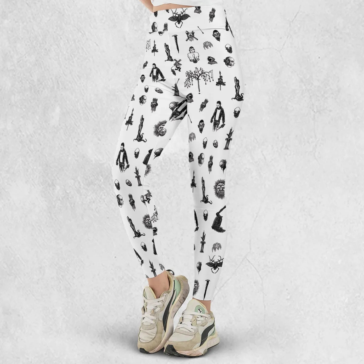 Nosferatu Pattern Legging