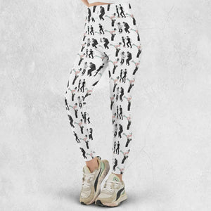 Frankenstein And Bride Dance Movies Dance Scene Mashup Legging