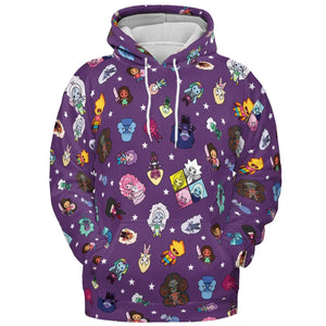 Crystal Gems Steven Universe All-over Print Hoodie