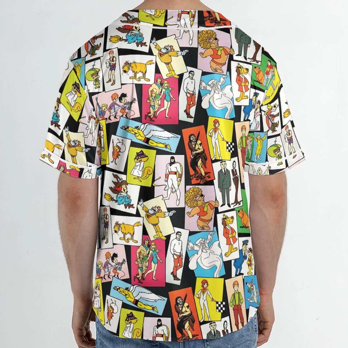 Back To The Day Old Cartoon Shows Unisex Baseball Jersey