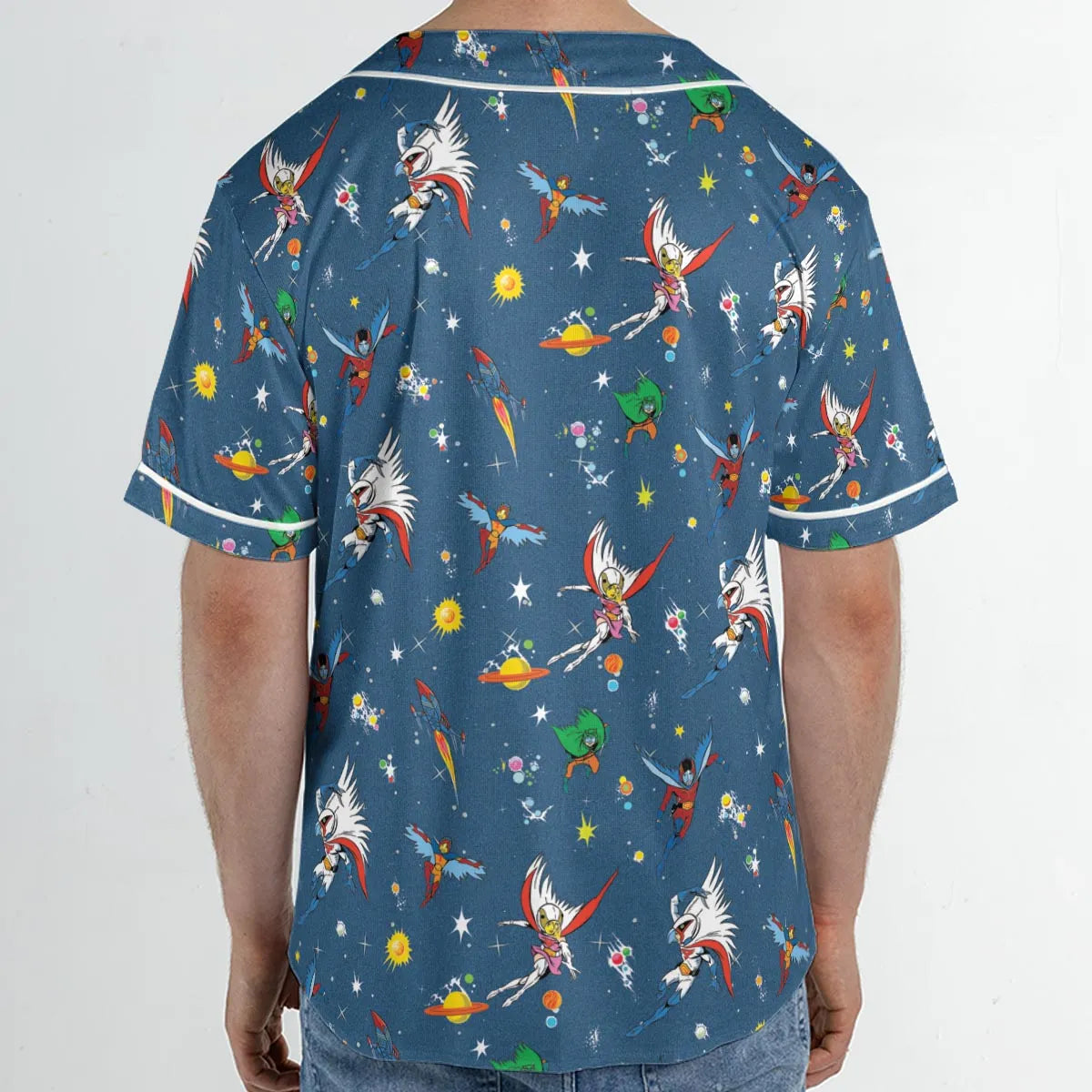 Battle of the Planets Unisex Baseball Jersey